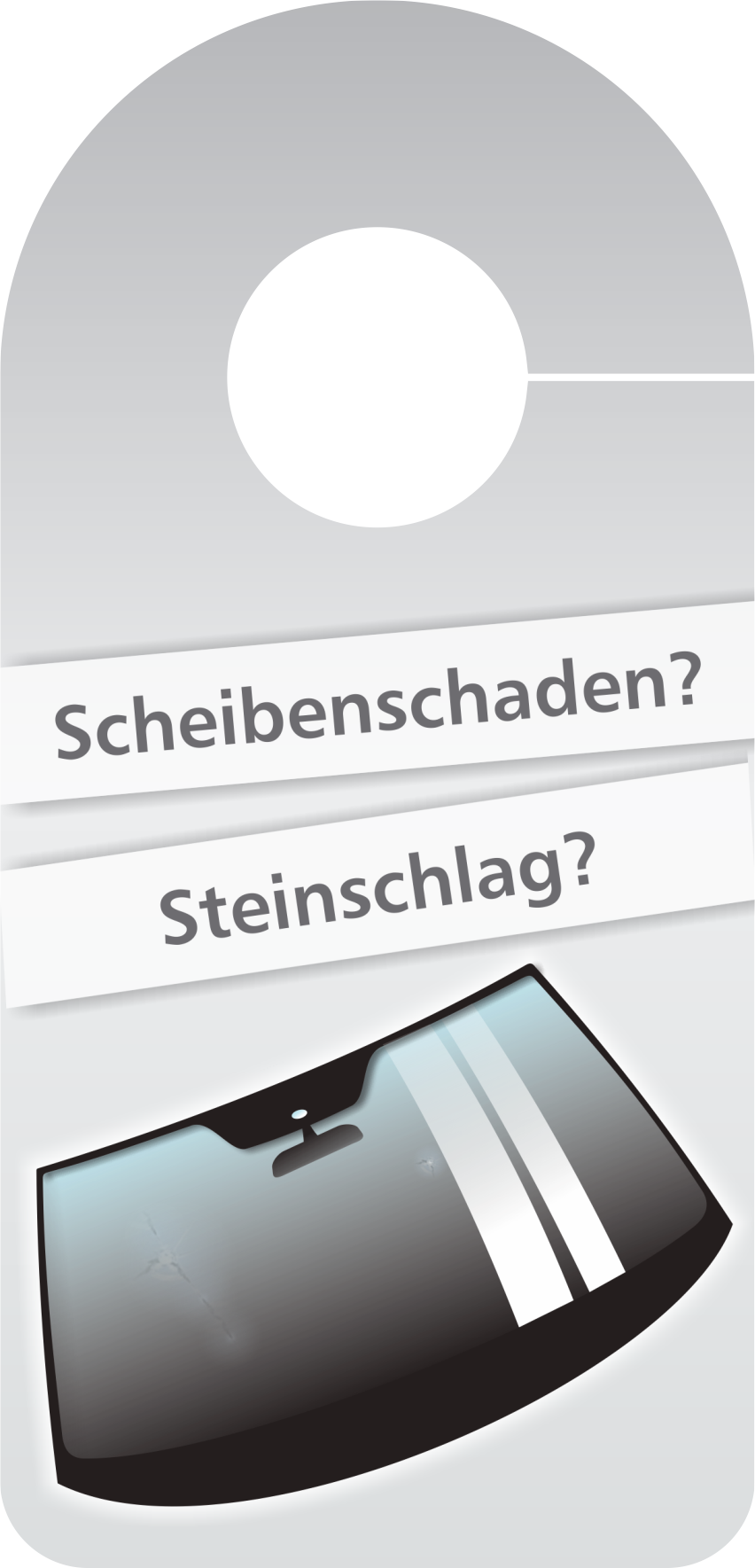 Spiegelanhänger "Glasreparatur" Spiegelanhänger "Glasreparatur"