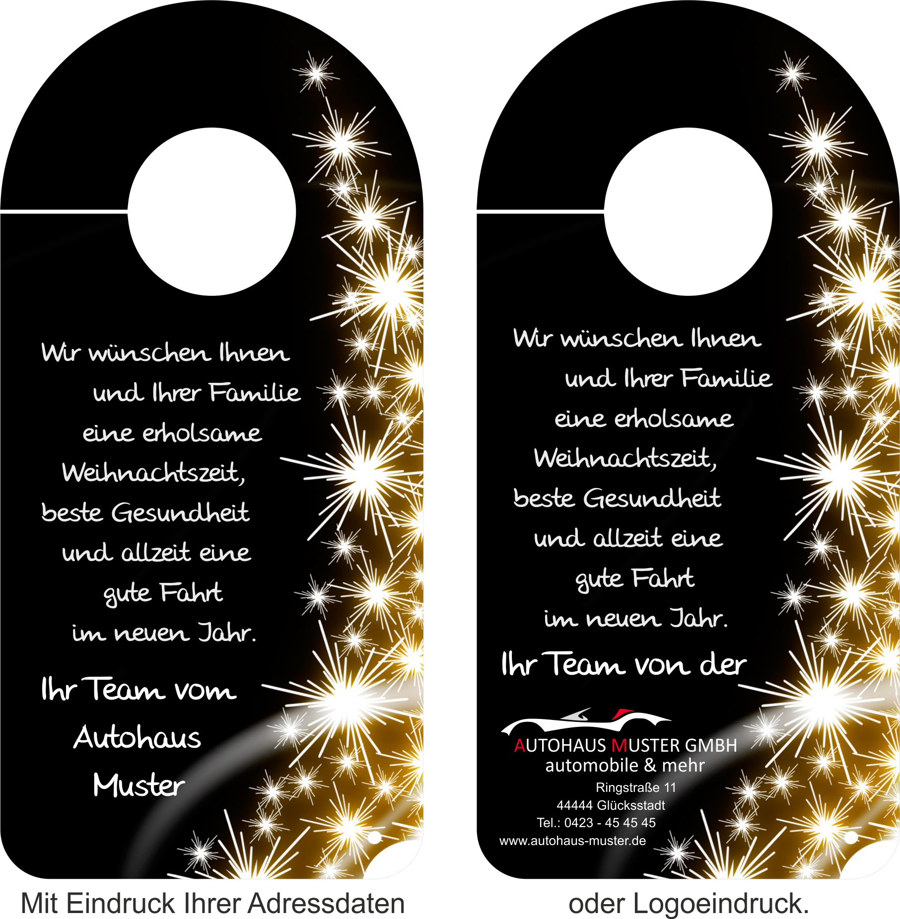 Spiegelanhänger "Weihnachten 3"