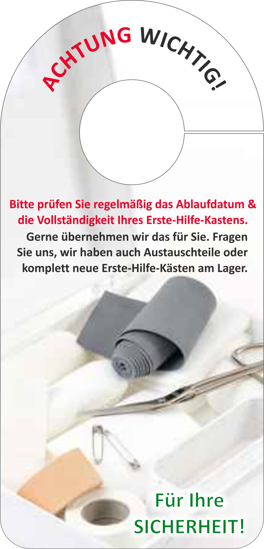 Spiegelanhänger "Erste-Hife"