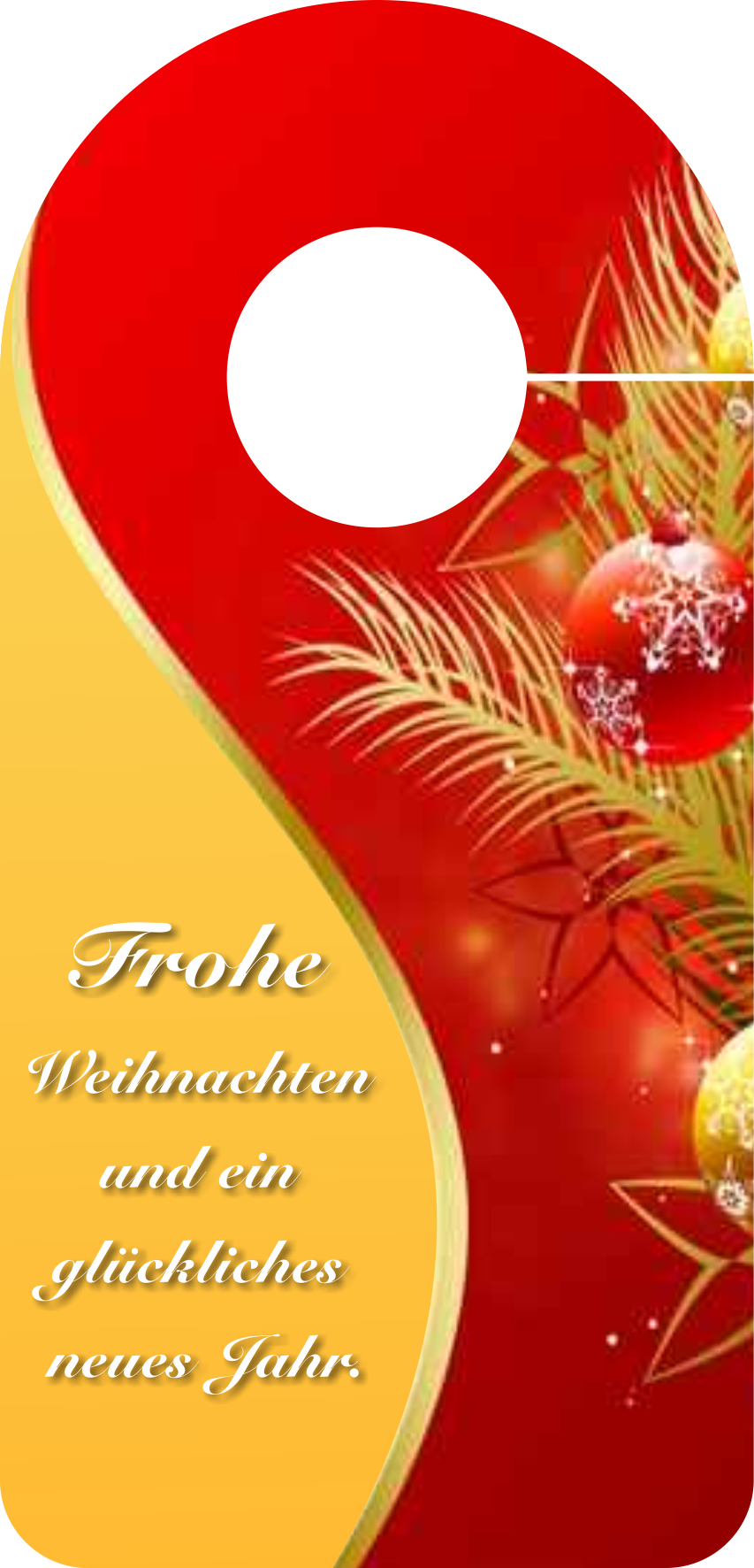 Spiegelanhänger "Weihnachten 1"