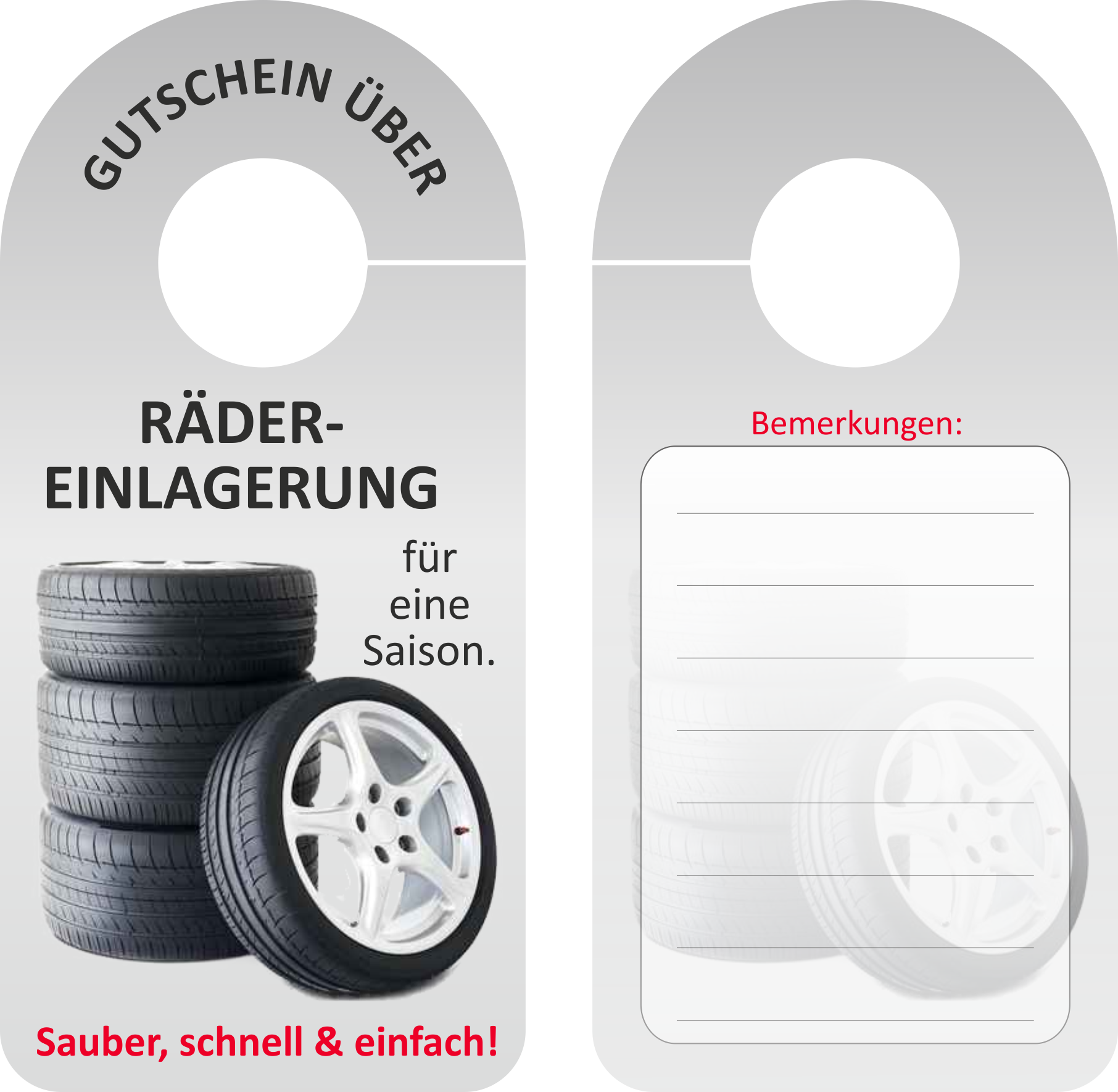 Spiegelanhänger "Rädereinlagerung"